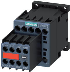 Siemens 3RT2017-1AP04-3MA0 mágneskapcsoló, 5, 5kW/12A, 230VAC 50/60Hz, 2NO+2NC, S00, csavaros (3RT20171AP043MA0)