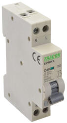TRACON Kombinált védőkapcsoló 2C 16A 30mA 1 mod. 6kA EVOKEC1603 Tracon (EVOKEC1603)