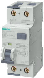 Siemens Áramvédős kismegszakító 1P+N C 6A 10kA 30mA F 5SU1354-4KK06 Siemens (5SU13544KK06)