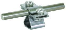 DEHN 274110 Vezetőtartó NIRO M8-as menettel Rd 8-10 mm-hez LH ZS 8.10 FL20 M8 V2A (274110)