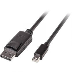 Lindy Kijelző csatlakozó Csatlakozókábel [1x DisplayPort dugó - 1x Mini DisplayPort dugó] 5.00 m Fekete (41648)