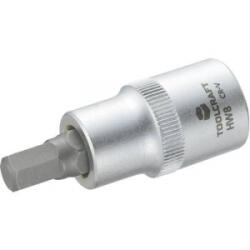 TOOLCRAFT Dugókulcs betét 12, 5 mm (1/2), hatlapú bittel 8mm, hossz: 55 mm, TOOLCRAFT (816158)