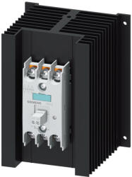 Siemens 3RF2450-3AC45 szilárdtest relé (SSR), 3x50A/48-600VAC, 4-30VDC műk. , hűtőbordával, csav (3RF24503AC45)