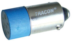 TRACON LED-es jelzőizzó, kék 24V AC/DC, Ba9s NYGL-ACDC24B Tracon (NYGL-ACDC24B)