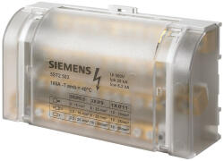 Siemens 5ST2503 elosztóblokk 4P 160A, be: 1x10-35mm2, ki: 3x6-25mm2, 8x2, 5-16mm2 (5ST2503)