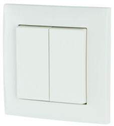 Eaton 2x-es rádiós falikapcsoló készlet, 55mm keret, fehér, cpad-00/194-173412 (173412)