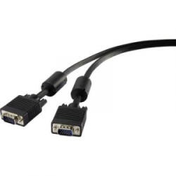 Renkforce SVGA monitor kábel ferrit maggal, 10 m, renkforce (RF-4212507)