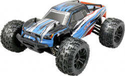 Reely RAW Kék Brushed 1: 14 RC modellautó Elektro Monstertruck 4WD RtR 2, 4 GHz Akkuval és töltőkészülékkel (RE-7171113) (RE-7171113)