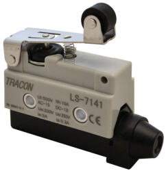 TRACON Helyzetkapcsoló, rugószáras-görgős 1×CO, 10A/250V AC, 47mm, IP40 LS 7141 (LS7141)