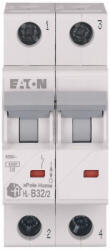 Eaton home kismegszakító 4, 5kA, kétpólusú, 32A, b jelleggörbe, hl-b32/2-194764 (194764)