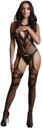 Le Désir - kivágott necc szett - (fekete) - S-XL - szexaruhaz