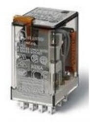 Finder 55.34. 9.220. 0040 miniatűr ipari relé 4CO(váltó) 7A 220V DC (55.34.9.220.0040)