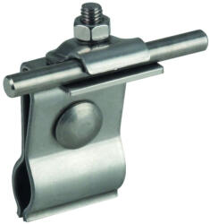 DEHN 223010 Tetővezető-tartó NIRO fém tetőkhöz kör alakú állókorcoláshoz Rd 20-25 mm Rd 6-10 mm-hez DLH KB 6.10 RSF20.25 V2A (223010)