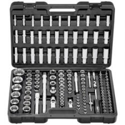 VIGOR Dugókulcs bit betét készlet 1/2, 1/4, 3/8 133 részes (V5461) (V5461)