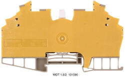 Weidmüller Mérő-bontó sorkapocs WDT 1.5/2 DB/GE (0, 13-2, 5mm2), TS32 TS35/Wemid, 250V/10A, sárga 1015900000 Weidmüller (1015900000)