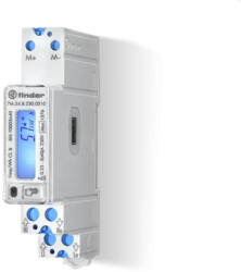 Finder 7M. 24.8. 230.0001 fogyasztásmérő 1F 32A digitális, nem hitelesített, DIN sínre (7M.24.8.230.0001)