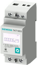 Siemens 7KT1651 fogyasztásmérő, 1F, 63A (direkt), Cl. 1, MID hitelesítés nélkül, Modbus RTU (7KT1651)