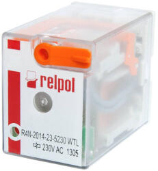 Relpol R4N-2014-23-5230-WTL printrelé, 4CO/6A, 230VAC (R4N-2014-23-5230-WT)