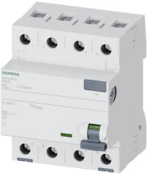 Siemens 5SV4346-0 FI-relé 63A 4P 30mA, AC típus (5SV43460)