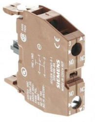 Siemens 3SE3982-7J segédérintkező 1NO+1NC, 3SE2924-3AA20 lábkapcsolóhoz (3SE39827J)