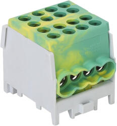 Tracon Főáramköri leágazó kapocs, sínre szerelhető, Z/S 2, 5-25mm2, 101A FLECU-25-16-4ZS Tracon (FLECU-25-16-4ZS)