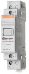 Finder 22.21. 8.230. 4000 Sorbaépíthető monostabil relé, 20A (AC-7a), 1NO, 230V AC, (22.21.8.230.4000)