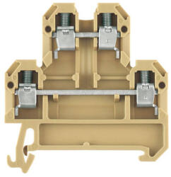 Weidmüller Átmenő sorkapocs DK4/35 (0, 13-6mm2), TS35/PA, IEC 500V/32A, bézs 0527660000 Weidmüller (0527660000)