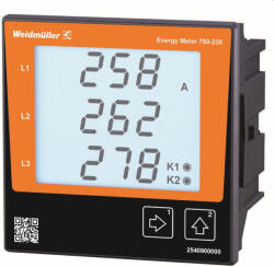 Weidmüller Energiamérő műszer, 230V ENERGY METER 750-230 2540910000 Weidmüller (2540910000)