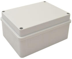 Tracon műanyag elektronika doboz v. szürke teli fedéllel 150x110x70mm - MED15117S (MED15117S)