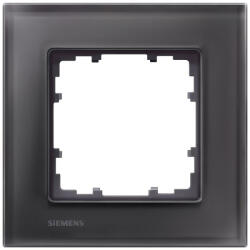 Siemens 5TG1201-2 1-es keret, üveg, fekete, DELTA miro (5TG12012)