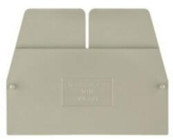 Weidmüller Sorkapocs véglap W sorozathoz WTW WTL6/1 DB, bézs, 1068400000 Weidmüller (1068400000)