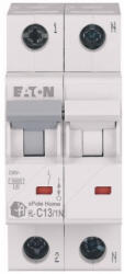 Eaton home kismegszakító 4, 5kA, 1P+N, 13A, c jelleggörbe, hl-c13/1n-194750 (194750)
