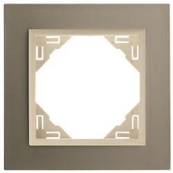 ELKO EP 90910 TTP METALLO 1-es keret, titán/gyöngyház, Elko Ep (90910TTP)