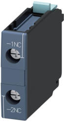 Siemens 3RH1921-1CA01 segédérintkező, homlokra, 1NC, S6-S12, csavaros (3RH19211CA01)