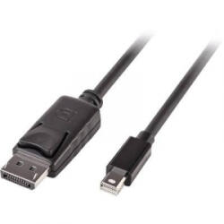 Lindy Kijelző csatlakozó Csatlakozókábel [1x DisplayPort dugó - 1x Mini DisplayPort dugó] 2.00 m Fekete (41646)