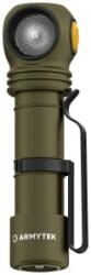 Armytek Wizard C2 Pro Olive White LED Kézilámpa Övcsíptetővel Akkuról üzemeltetett 2500 lm 115 g (F08701CO) (F08701CO)