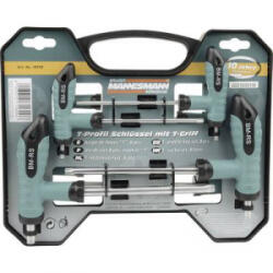 Brüder Mannesmann Műhely Csavarhúzó készlet 8 részes Brüder Mannesmann T profil (M18198)