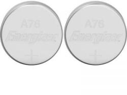 Energizer LR44 gombelem, alkáli mangán, 1, 5V, 150 mAh, 2 db, Energizer AG13, V13GA, G13A, 13GA, PX76A, PX675A, 157, L1154 (623071)