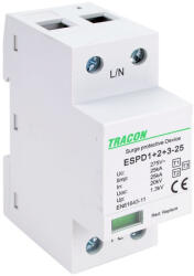 Tracon Túlfeszültség levezető T1+T2+T3 AC tipusú egybeépített ESPD1+2+3-25-1P Tracon (ESPD1+2+3-25-1P)