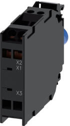 Siemens 3SU1401-1BF24-3AA0 LED modul, piros/sárga/zöld, 230VAC/DC, előlapra, rugós Sirius (3SU14011BF243AA0)