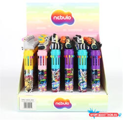 Nebulo Golyóstoll 10színű, safari, 30 db/display Nebulo (61030) - nyomtassotthon