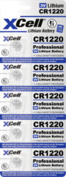 XCell Gombelem CR 1220 3 V 5 db 40 mAh Lítium CR1220-B5 (148259) (148259)