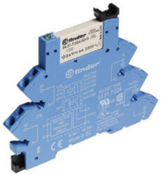 Finder 38.61. 7.024. 0050 Csatoló relé, 1 váltóé, 6A (38.61.7.024.0050)