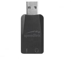 SPEEDLINK Spedlink Vigo USB hangkártya fekete (SL-8850-BK-01) (SL-8850-BK-01)