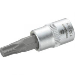 TOOLCRAFT Dugókulcs betét 6, 3 mm (1/4), T-profillal T30, hossz: 37 mm, TOOLCRAFT (816153)