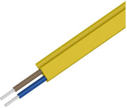 Siemens 3RX9015-0AA00 AS-i kábel, olajálló PUR, sárga, 2x1, 5 mm2, 100 m/tekercs (3RX90150AA00)