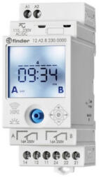 Finder 12. A2.8. 230.0000 asztronómiai kapcsolóóra 2váltóé (12.A2.8.230.0000)