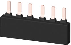 Siemens 3RV1935-1A 3F fésűs sín motorvédőhöz, 2 db 55mm-es leágazással, S2 (3RV19351A)