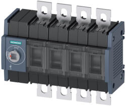 Siemens 3KD3240-0NE10-0 szakaszolókapcsoló 4P 125A, baloldali működtetés, lapos csatlakozó (3KD32400NE100)
