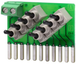 Siemens 6ES7274-1XF30-0XA0 S7-1200 bemeneti szimulátor modul, 1211/1212 CPU-hoz, 8 bemeneti kapcsoló, 24VDC (6ES72741XF300XA0)